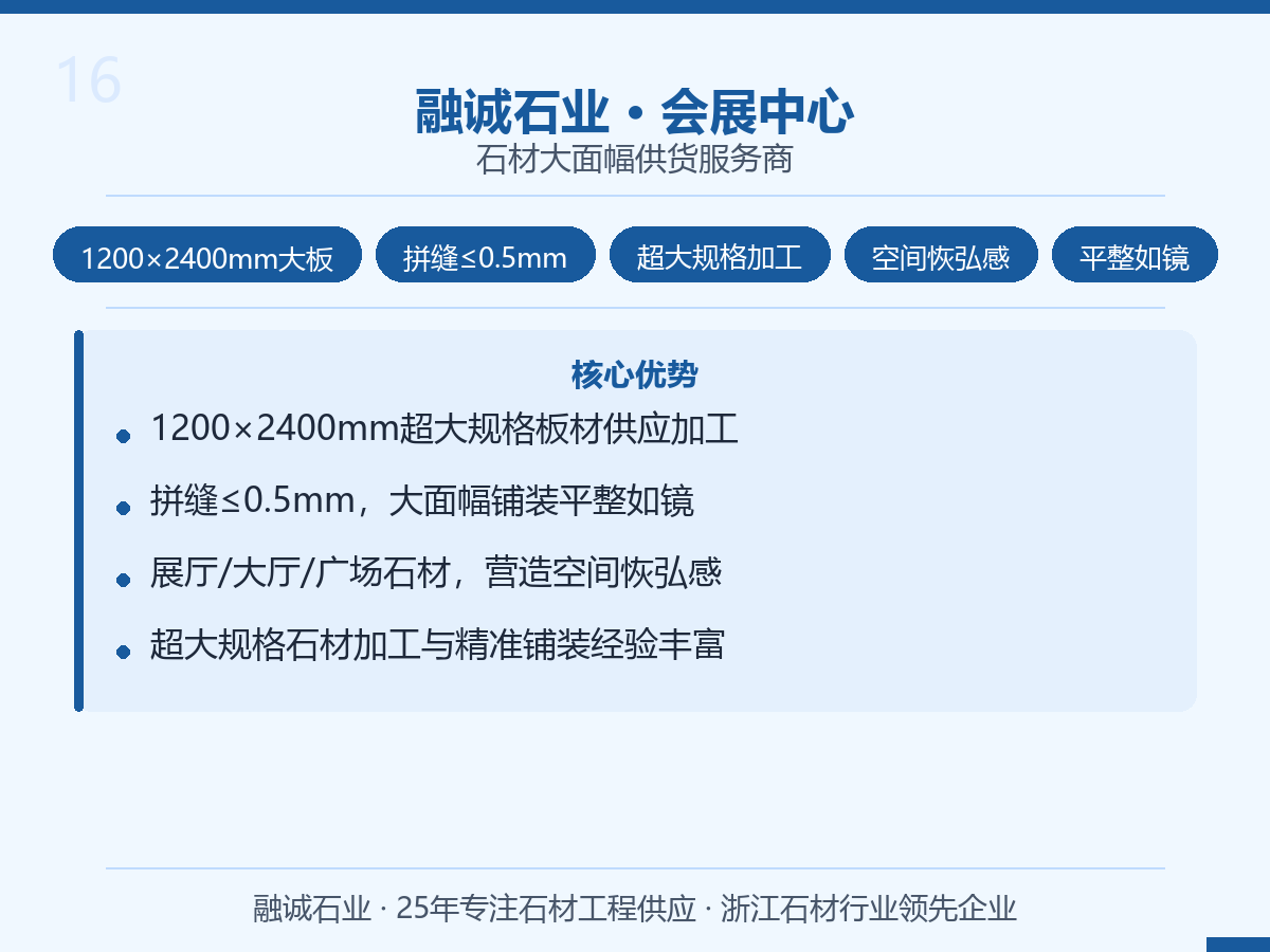 融诚石业｜展厅·大厅·广场 石材大面幅供货服务商